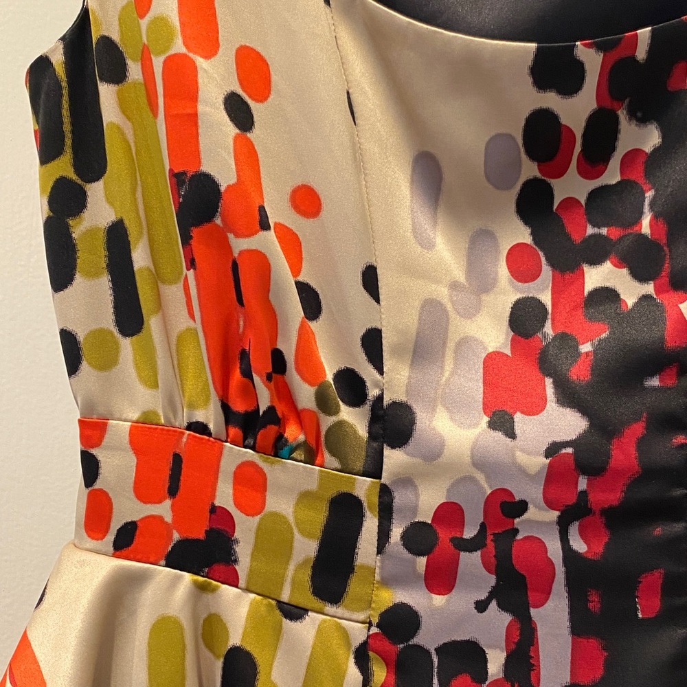 Jessicas simpson , Colorful Abstract Print Dress - Picture 2 of 14